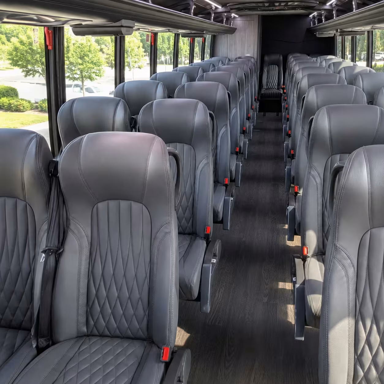 28 passenger minibus inside