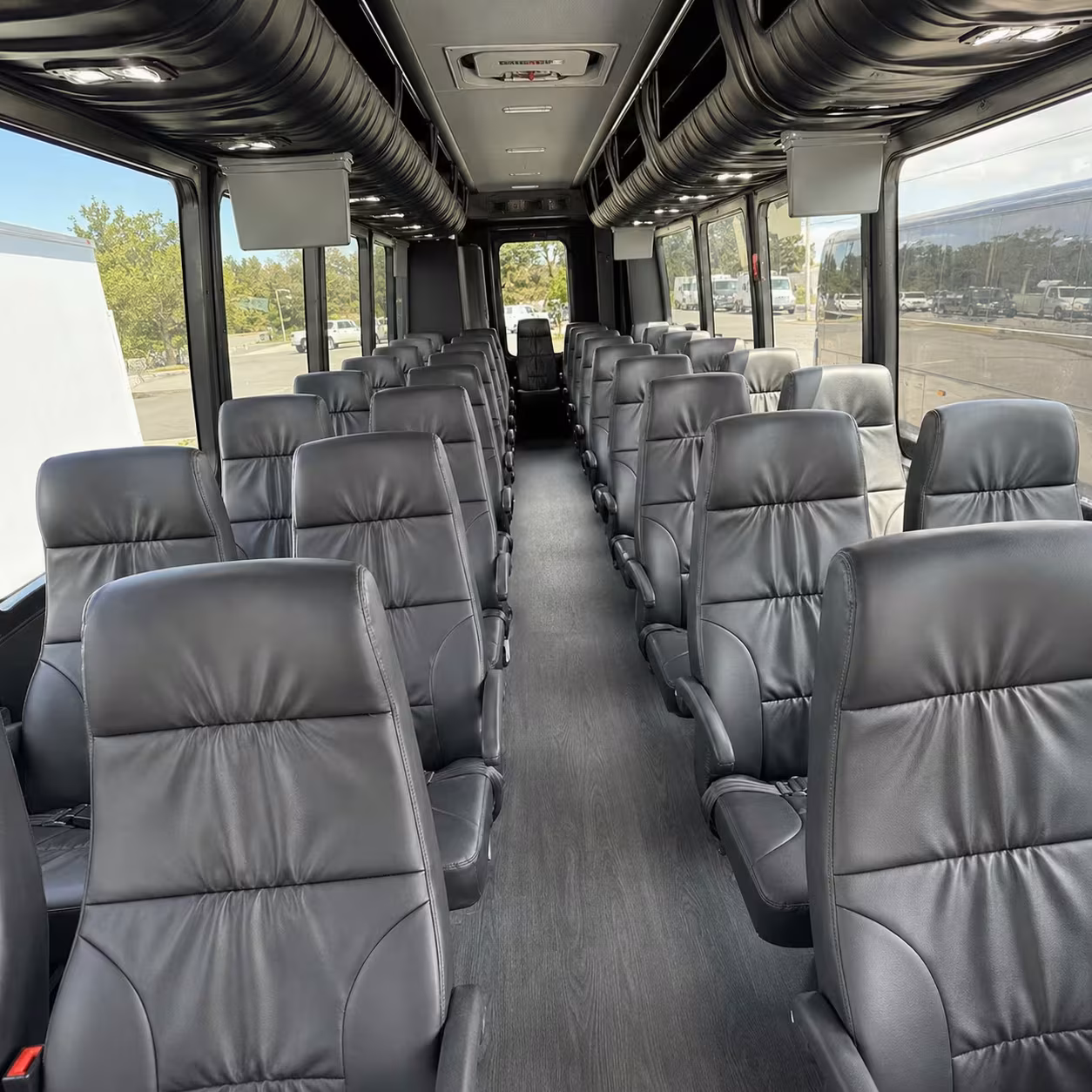 30 passenger minibus inside