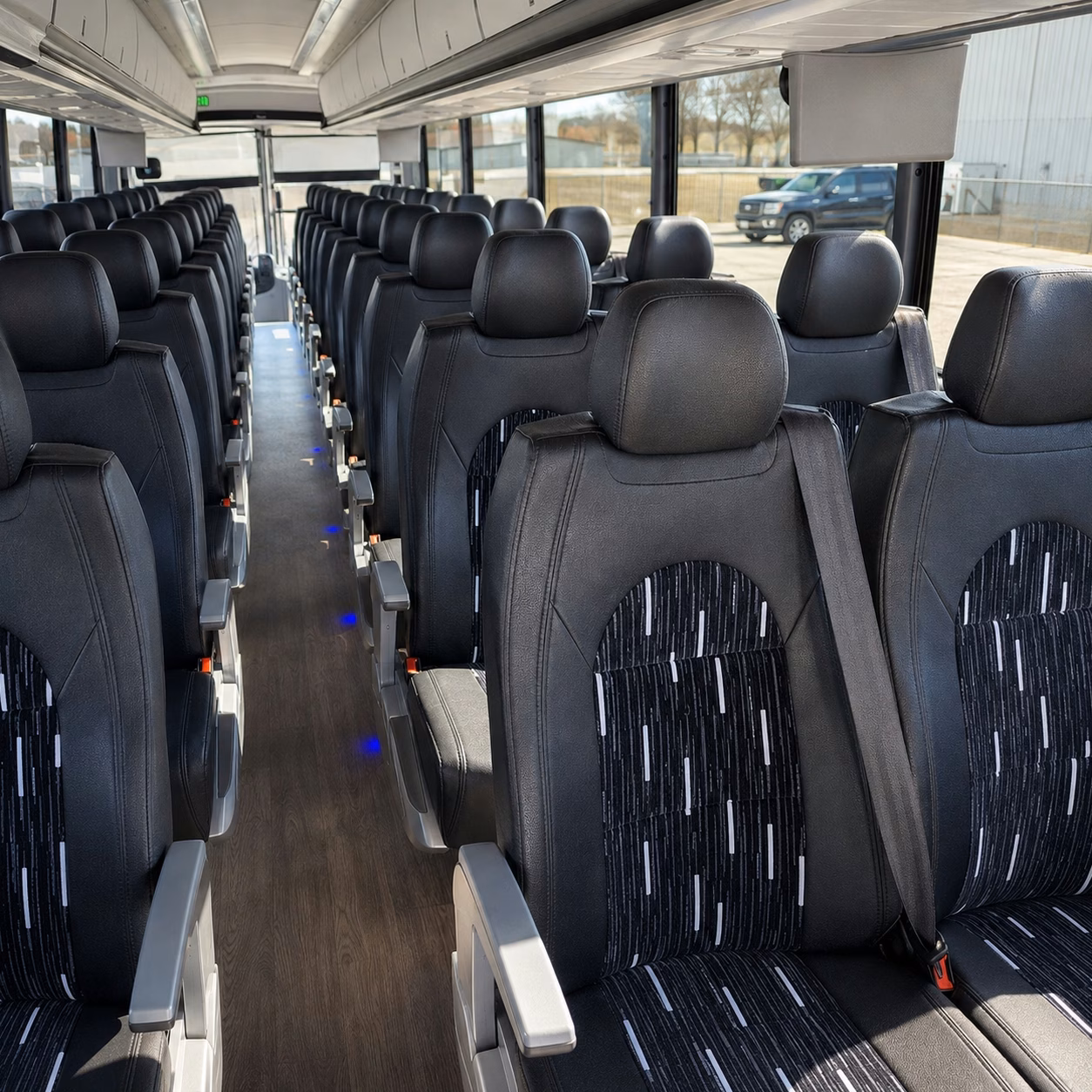 aurora charter bus rentals for buckley space force base trips