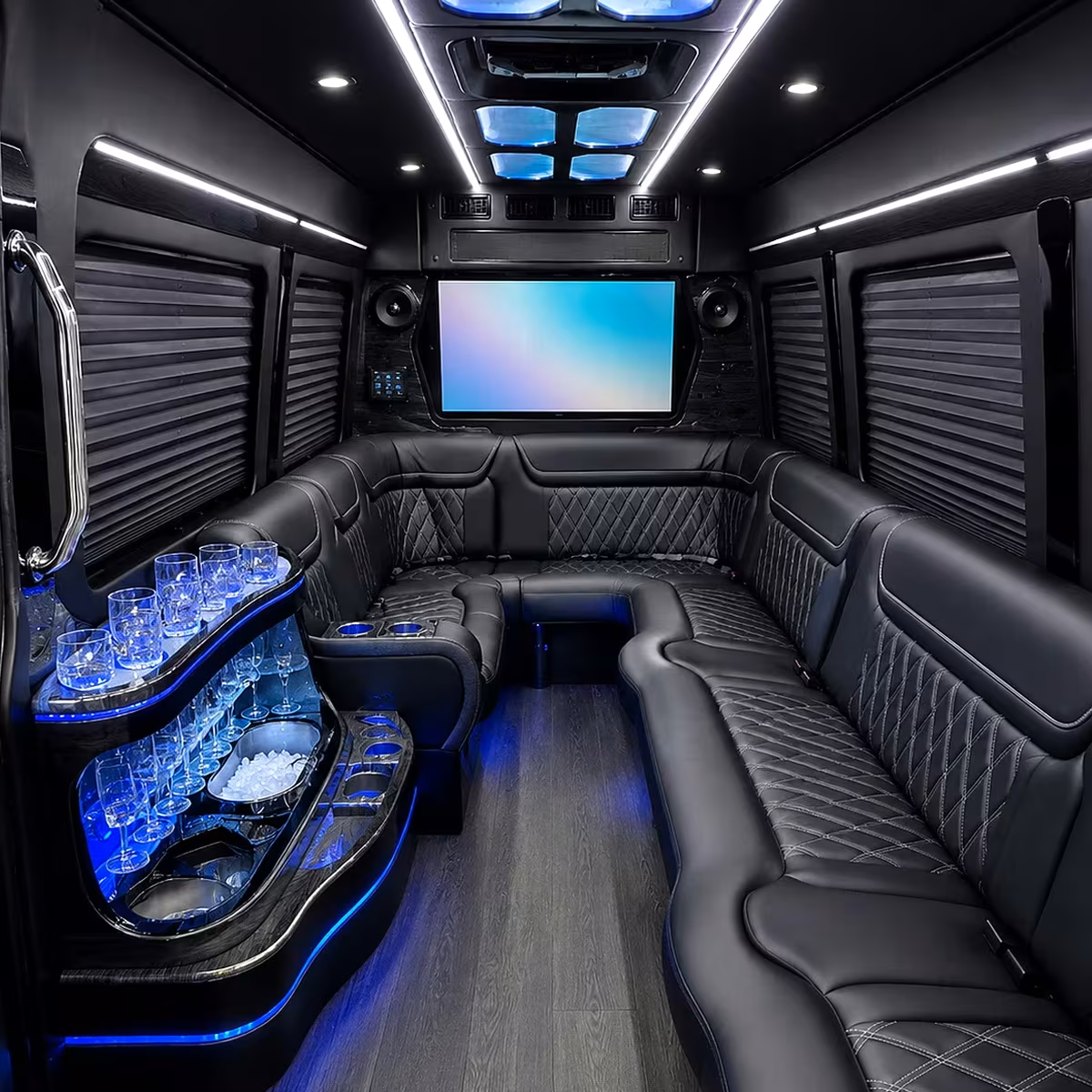 party bus interior