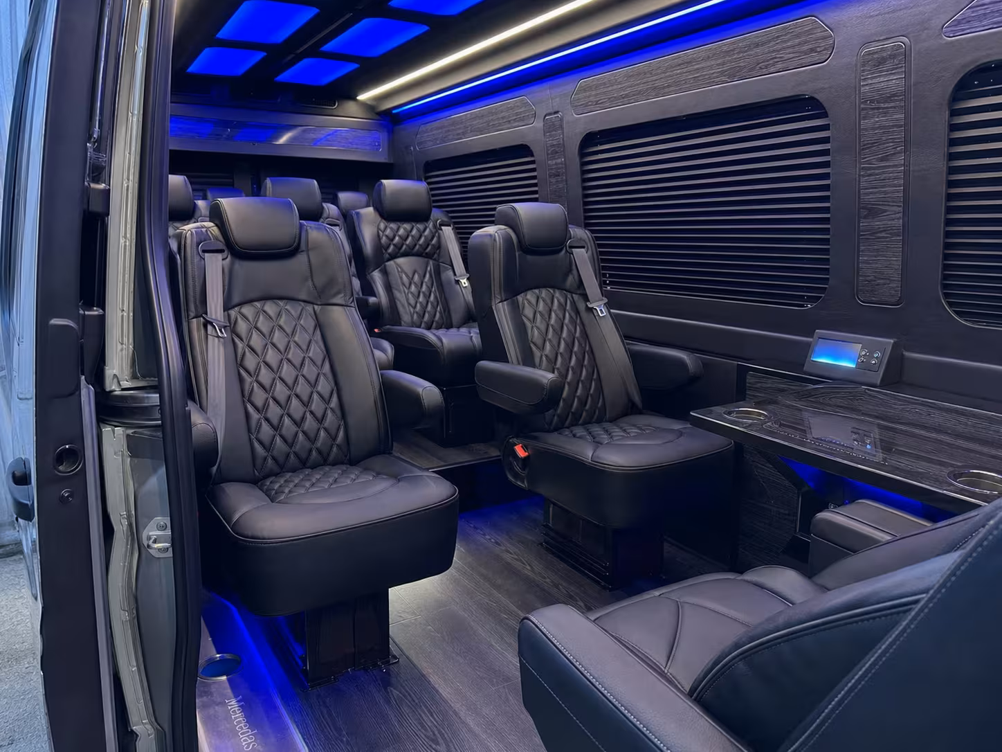 sprinter van transportation for groups and events across aurora