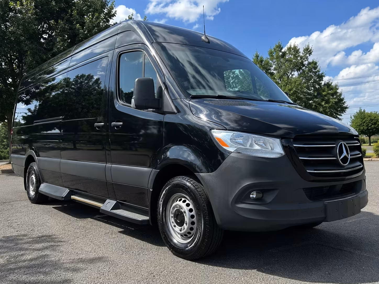 sprinter van with driver