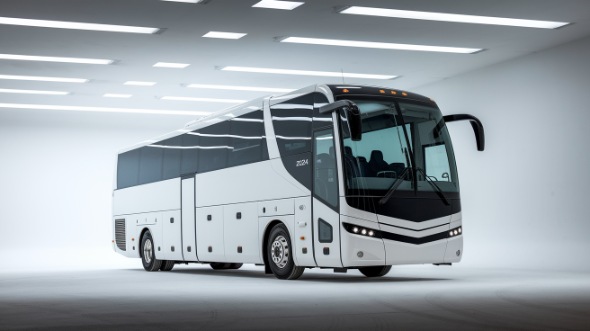 56 passenger charter bus centennial