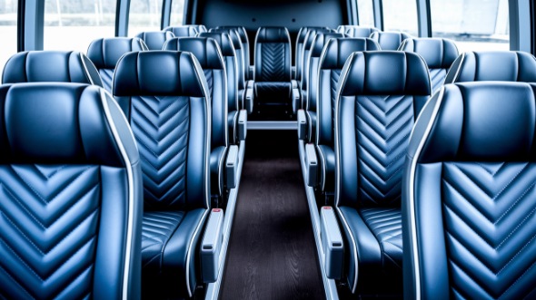 aurora 20 passenger minibus inside