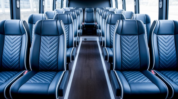 aurora 25 passenger minibus inside