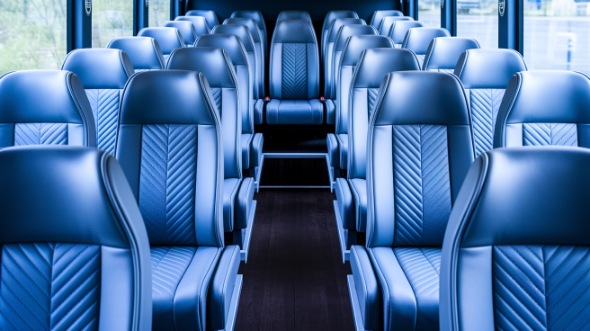 aurora 28 passenger minibus inside