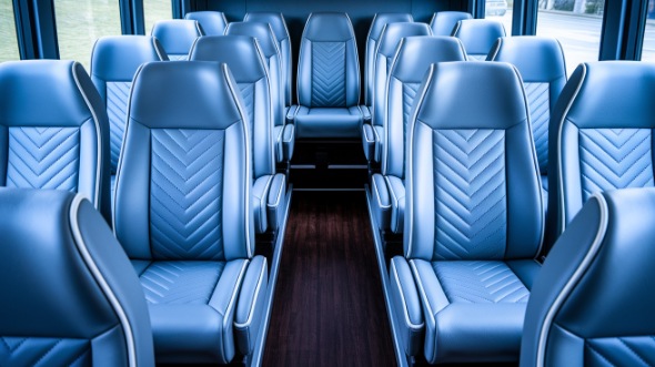 aurora 30 passenger minibus inside