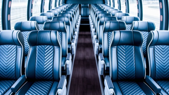 aurora 56 passenger charter bus rental